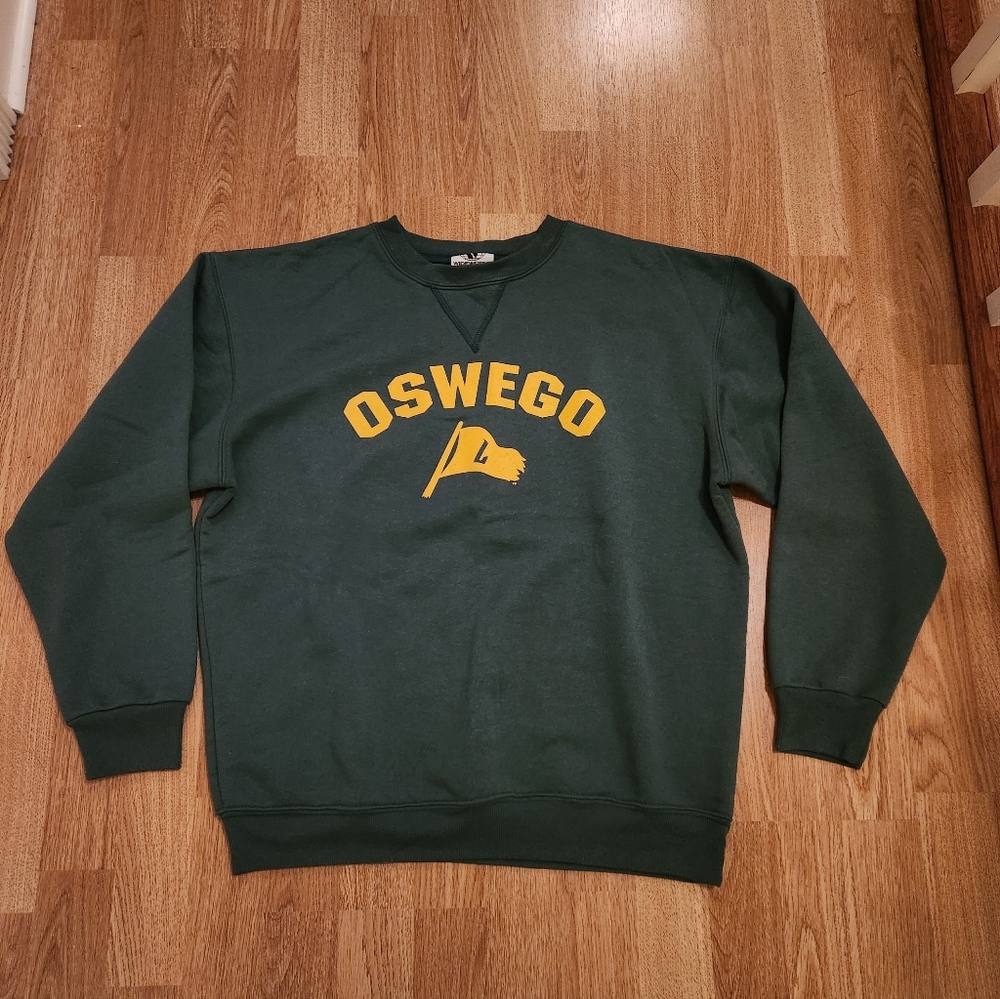 Oswego State University Lakers Hockey NY Crewneck Sweatshirt Youth XL